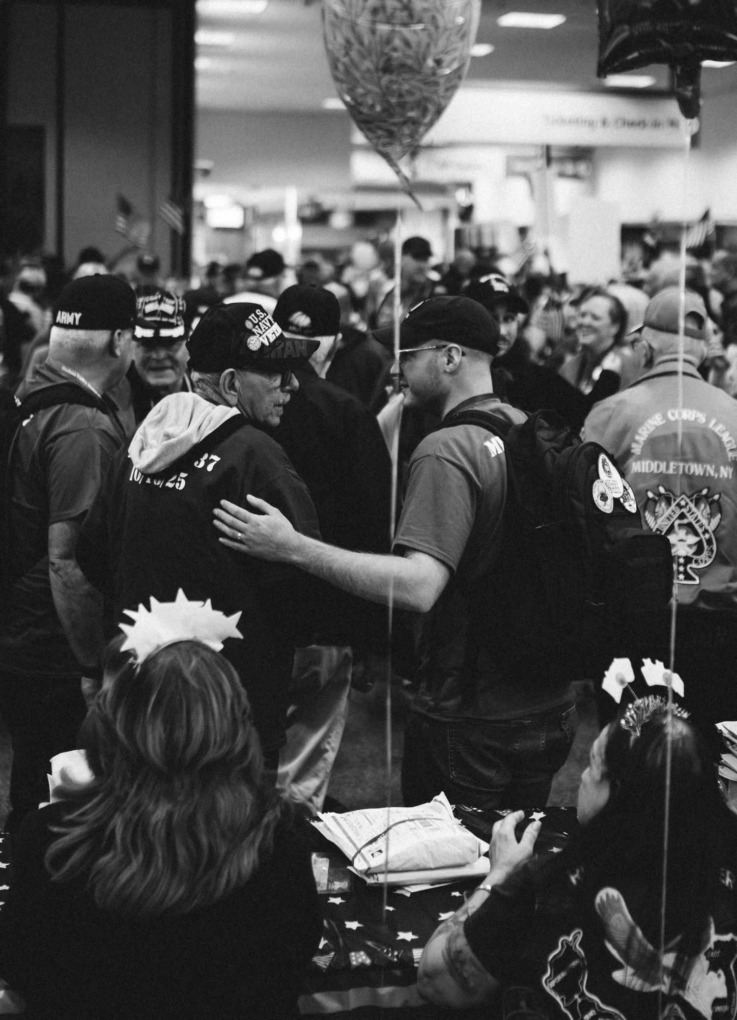 Event photo of veterans celebration at Hudson Valley, patriotic & inclusive storytelling. By Nichole JG Photography.