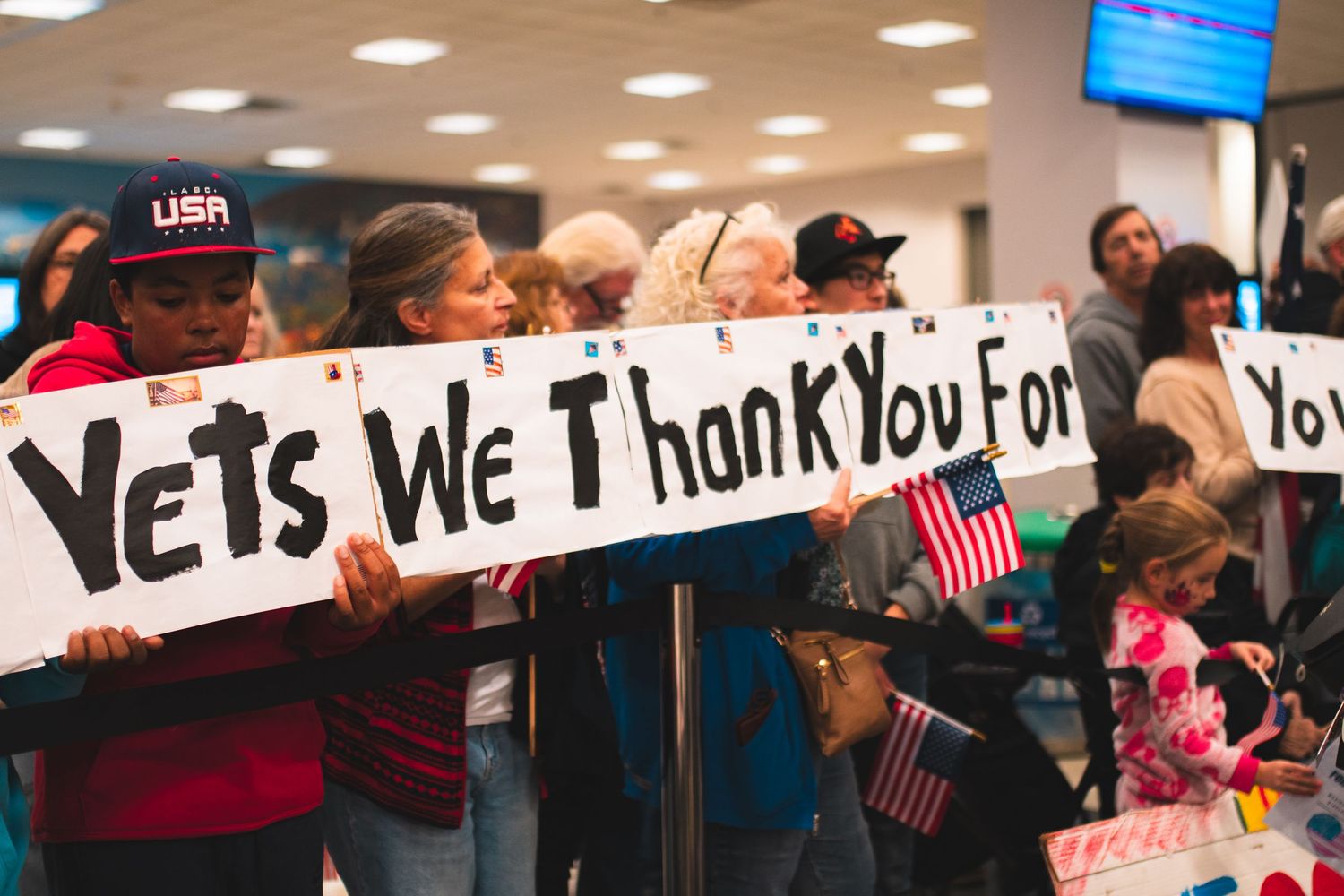 Event photo of veterans celebration at Hudson Valley, patriotic & inclusive storytelling. By Nichole JG Photography.