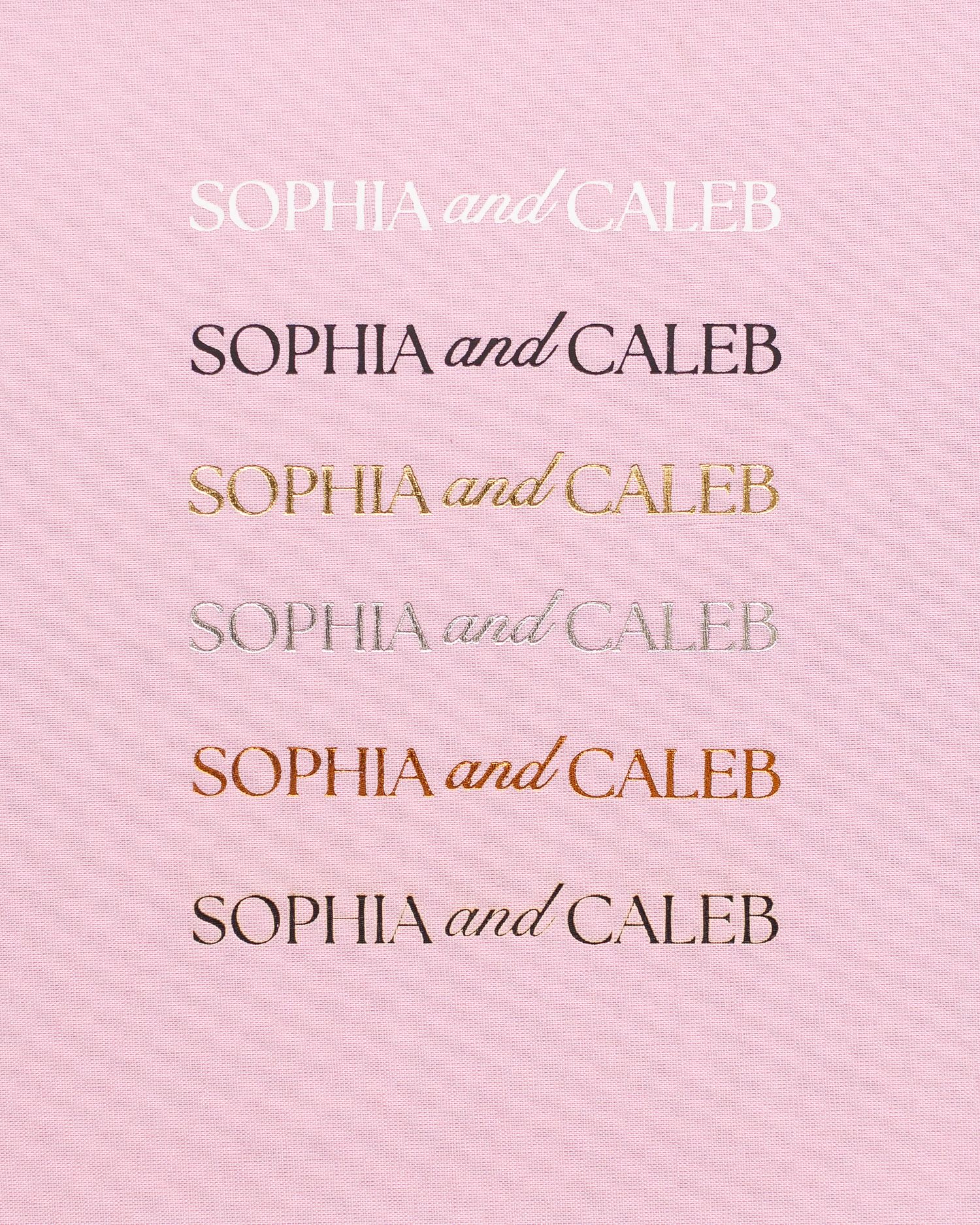 linen album cover pink peony