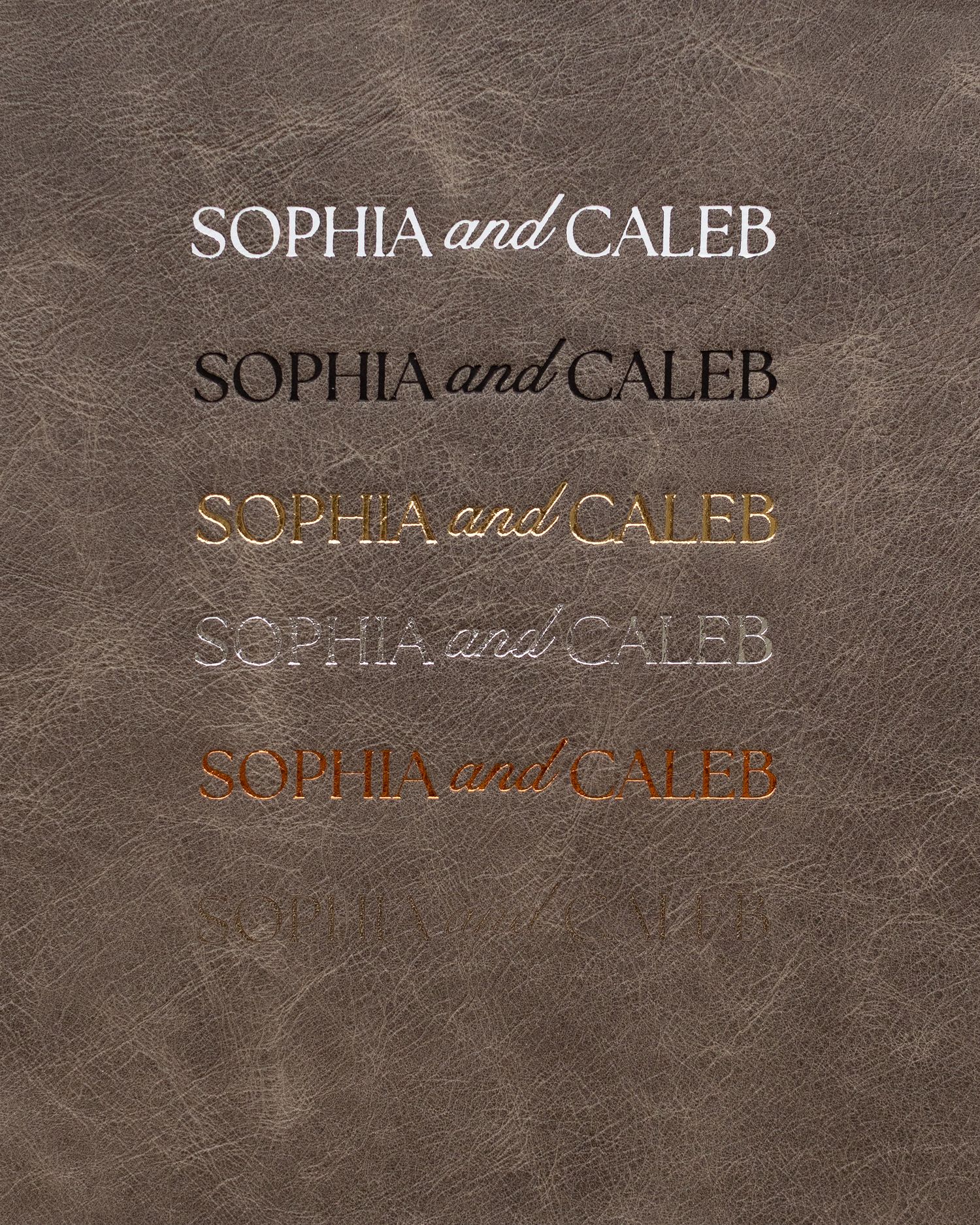 leather album cover bourbon