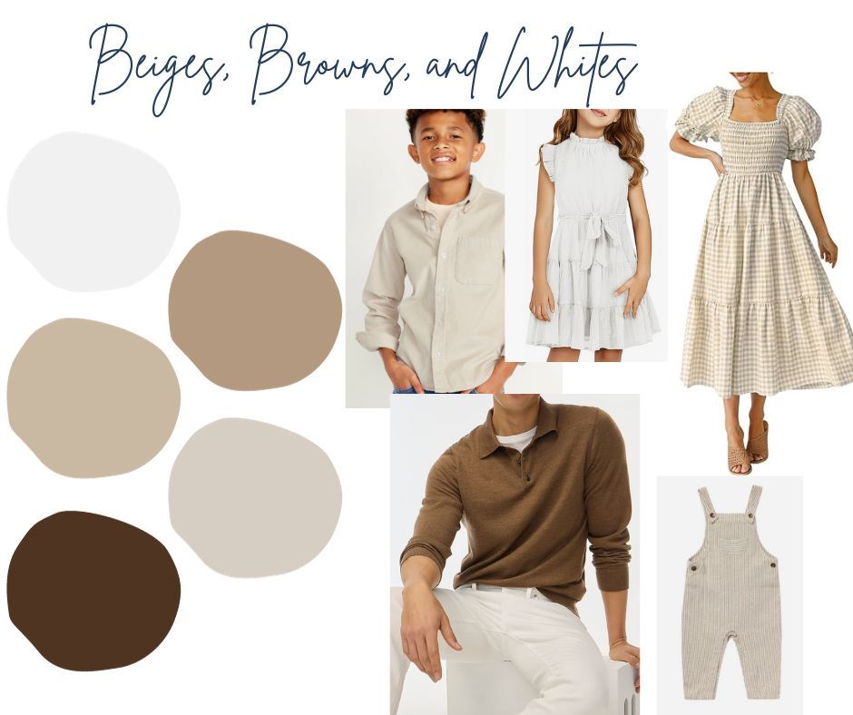 What to wear for pictures - a color scheme