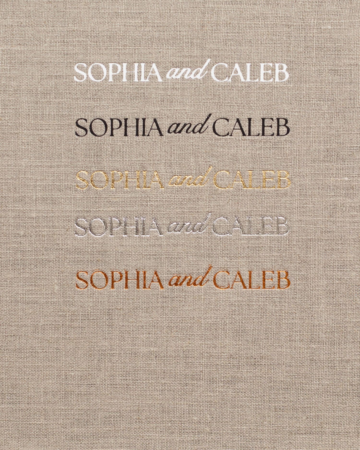linen album cover warm greige
