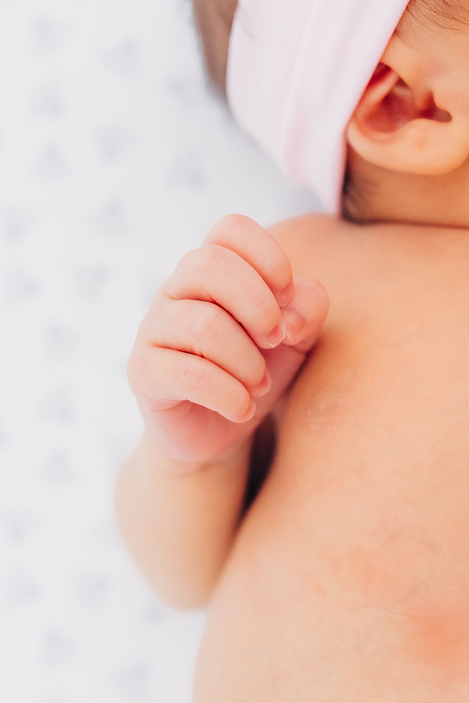 newborn baby fist