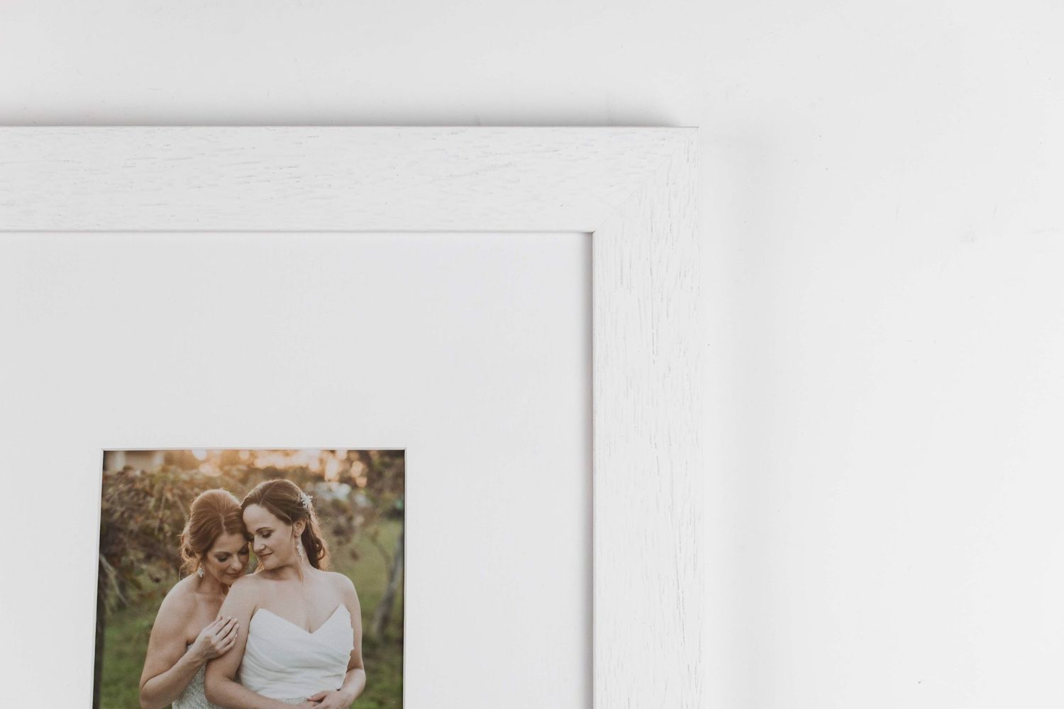 frame option white