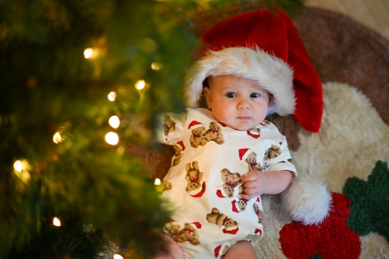 Baby christmas photos, santa hat, Gilgandra Central West NSW The Mellor Perspective