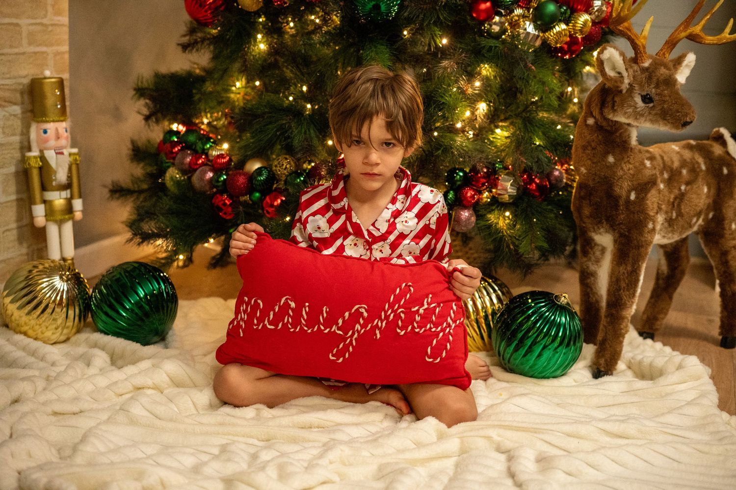 Naughty boy at christmas, studio christmas photos, Gilgandra Central West NSW The Mellor Perspective