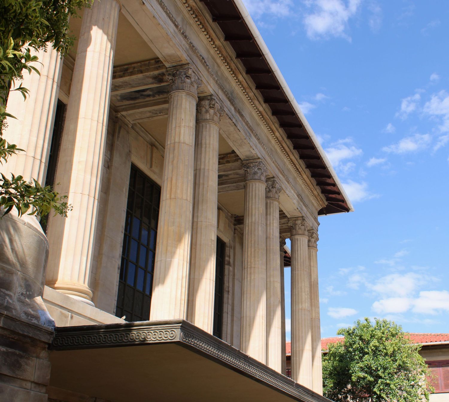 Mangaung City Hall architecture in Bloemfontein