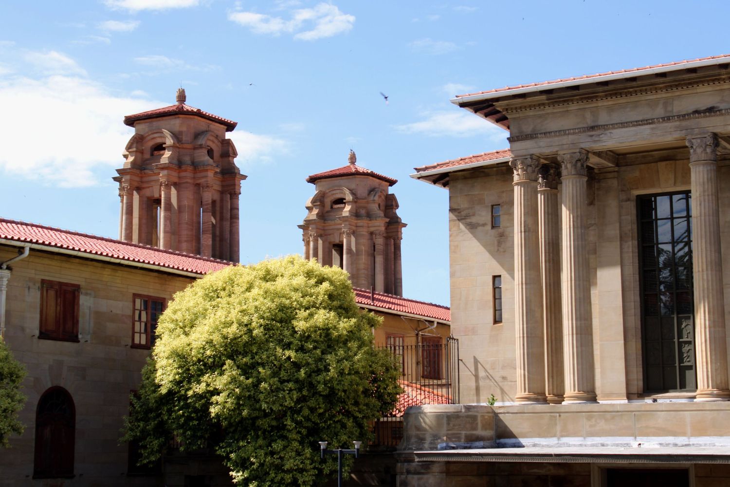 Mangaung City Hall architecture in Bloemfontein