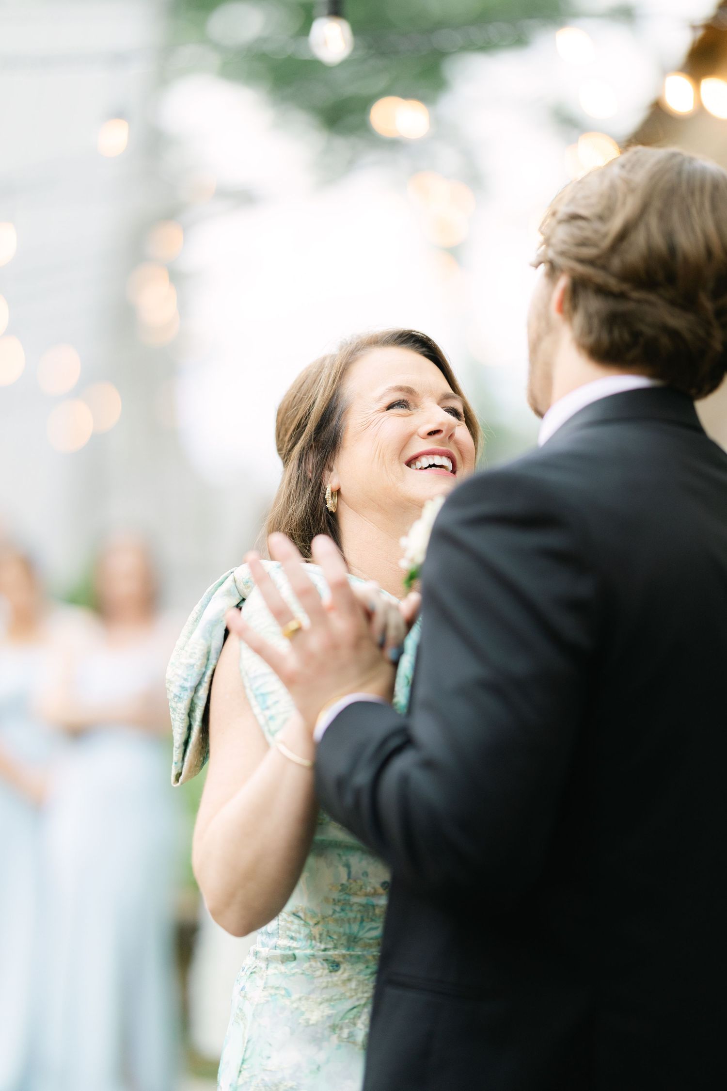 Mother and son wedding dance