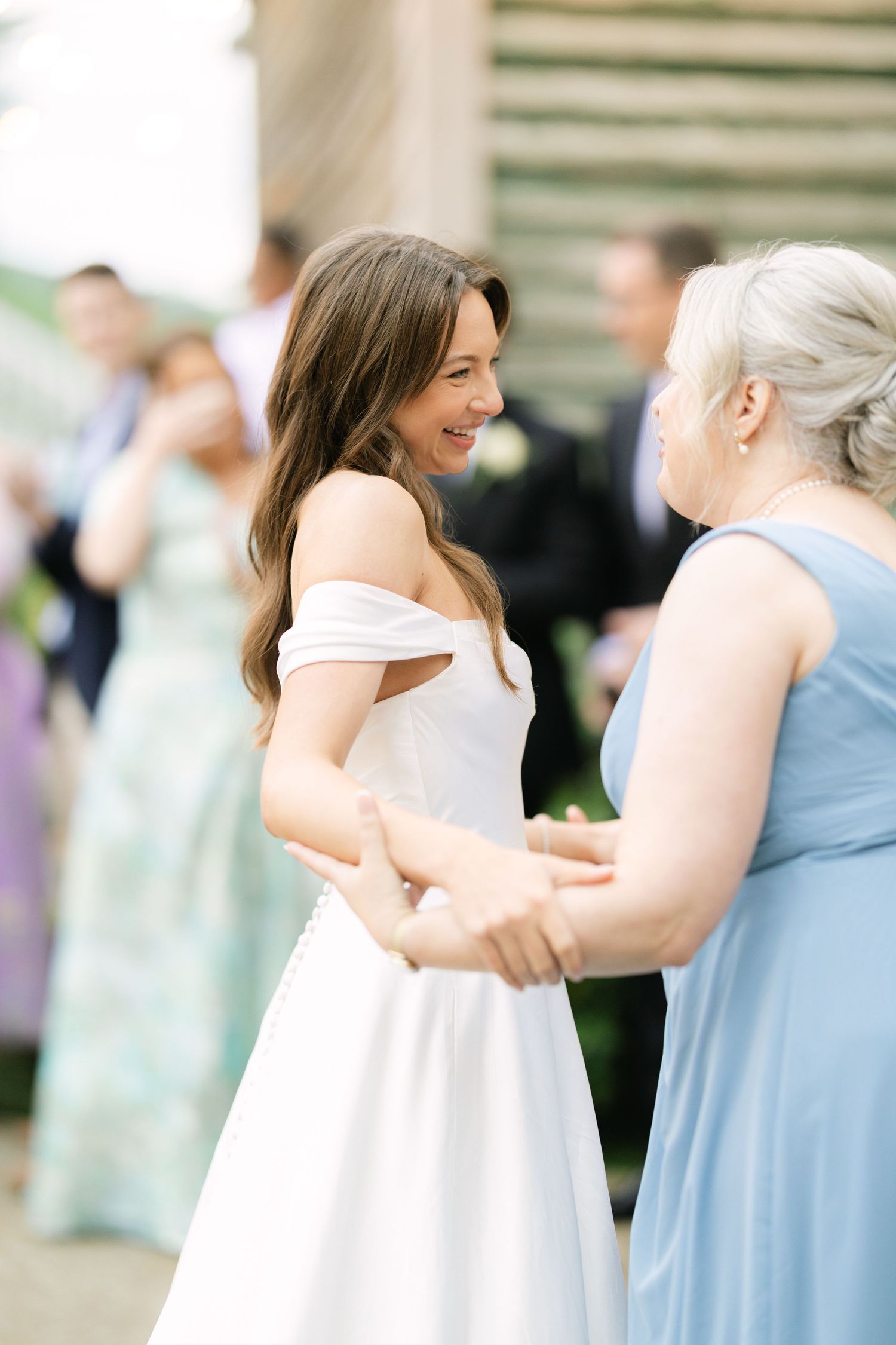 Mother and daughter wedding parent dance
