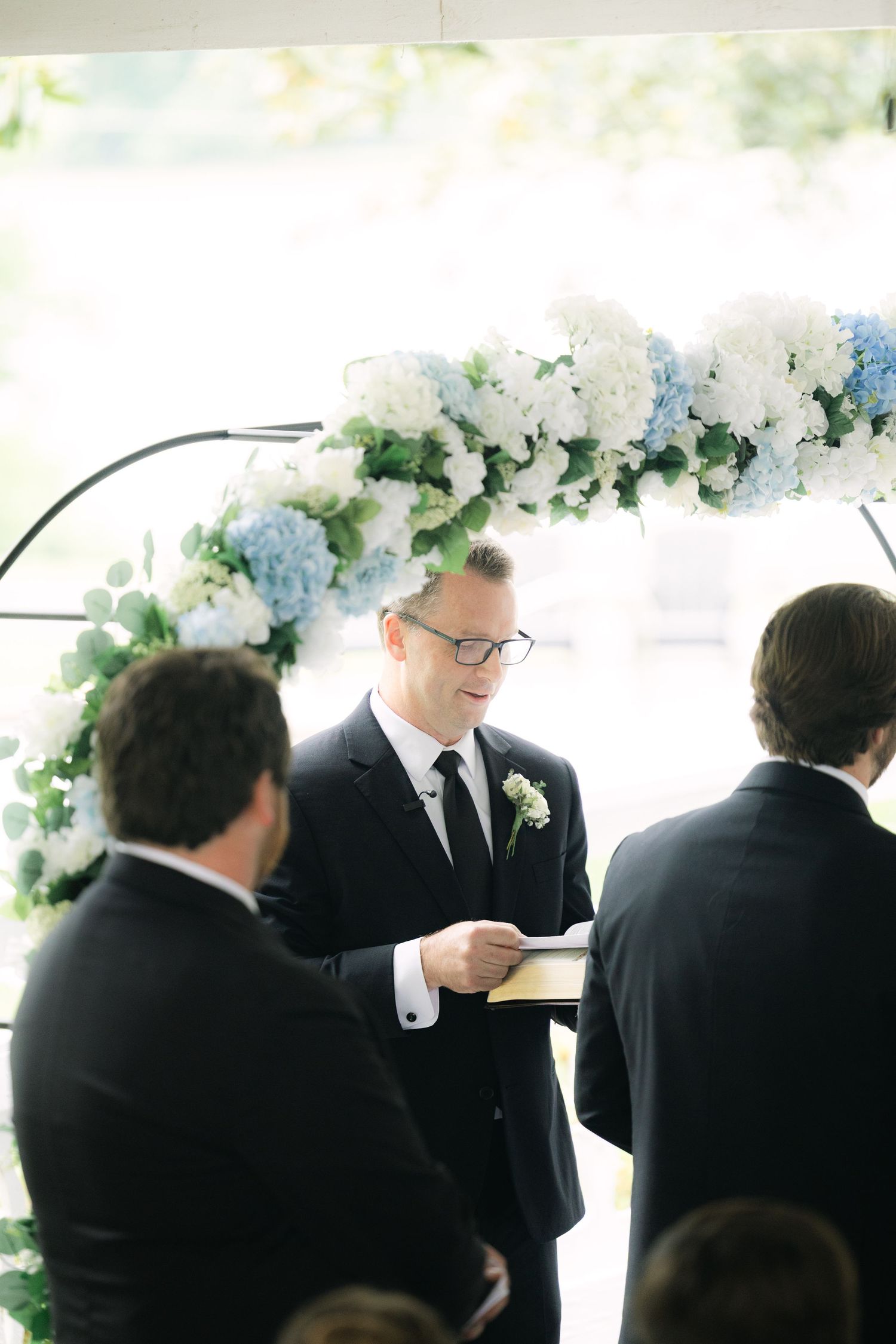 Wedding ceremony officiant