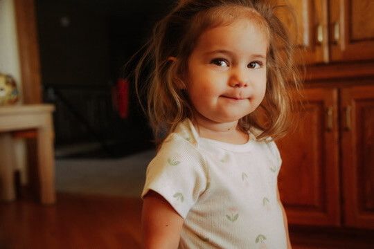 Indoor lifestyle family photography session with toddler in Omaha, Nebraska