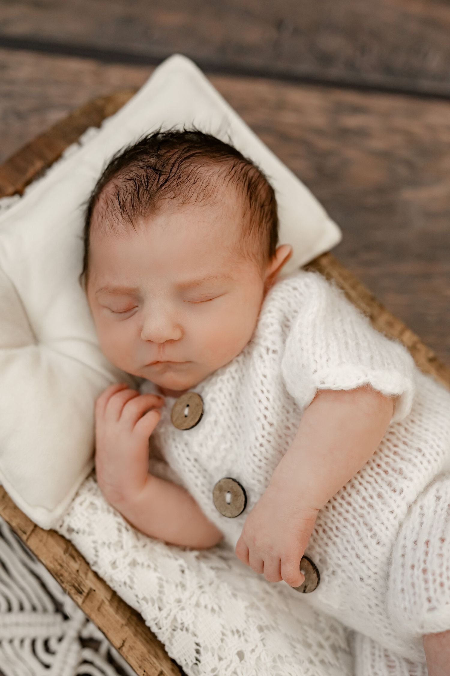 In-Home lifestyle newborn session Fulshear TX