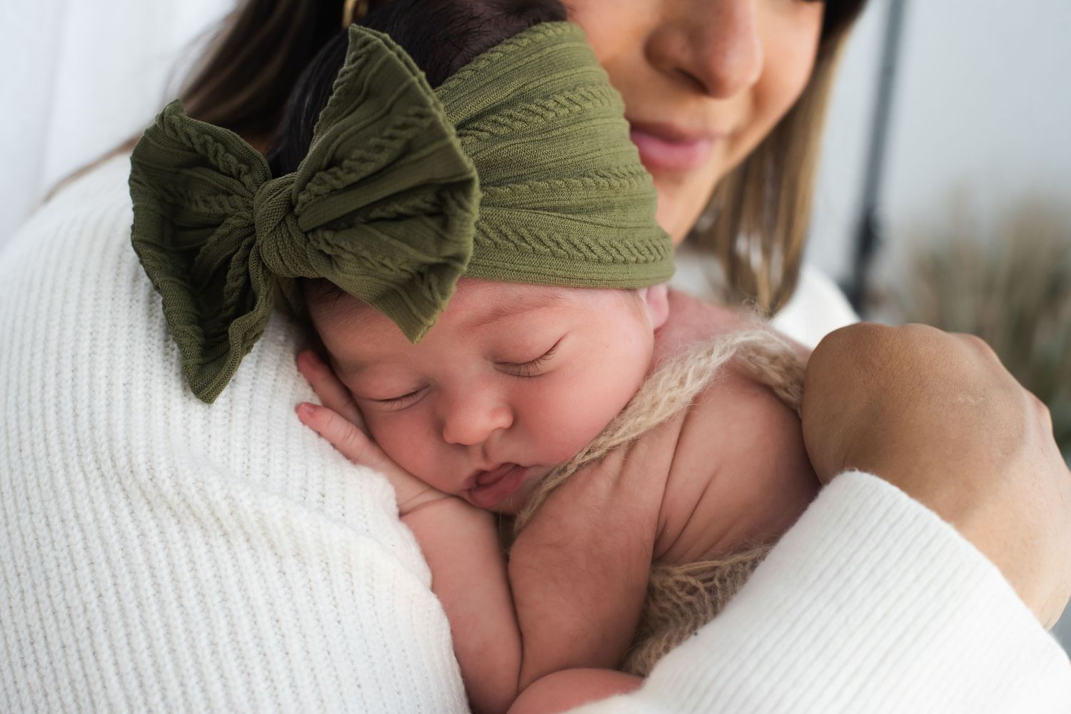 Baby-led newborn photography Houston Tx