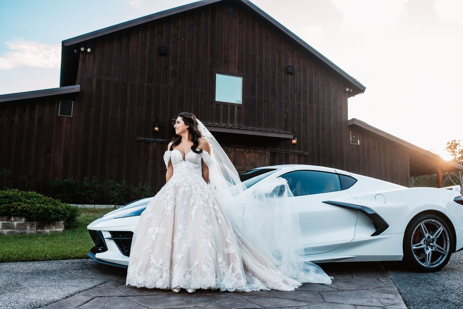 Houston wedding photography by Kara & Barb-elegant bride portrait