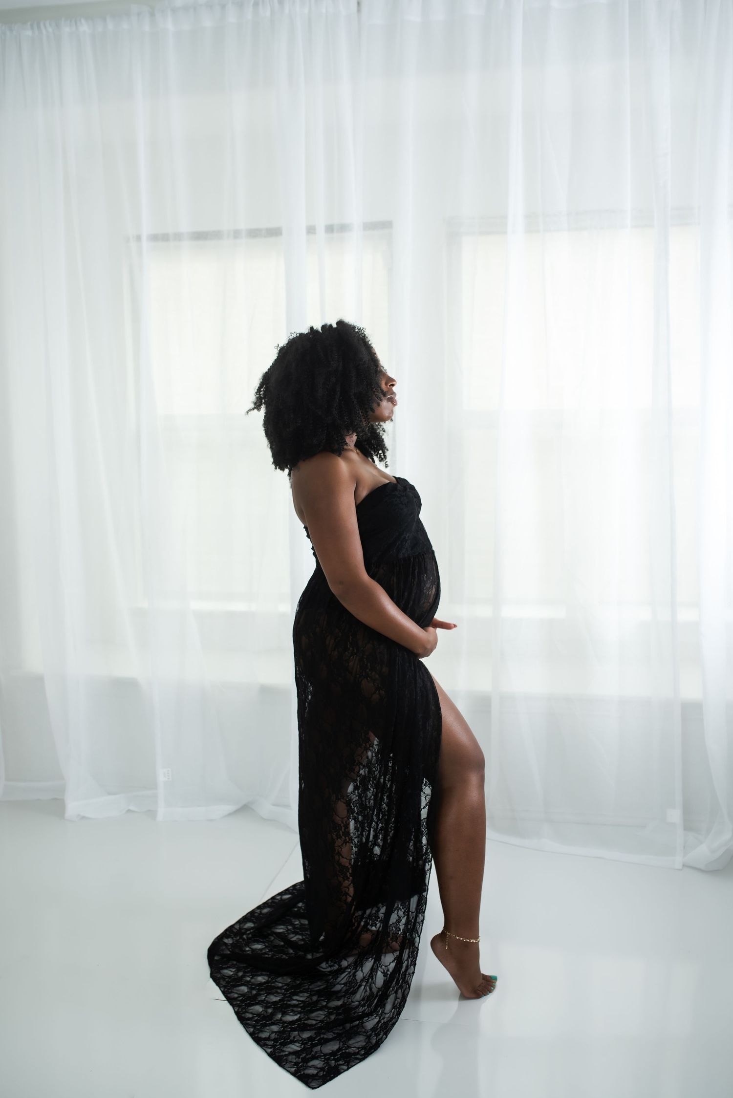 Maternity studio session Fulshear Texas