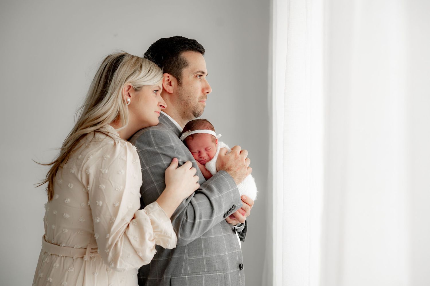 Family newborn portrait in Fulshear TX