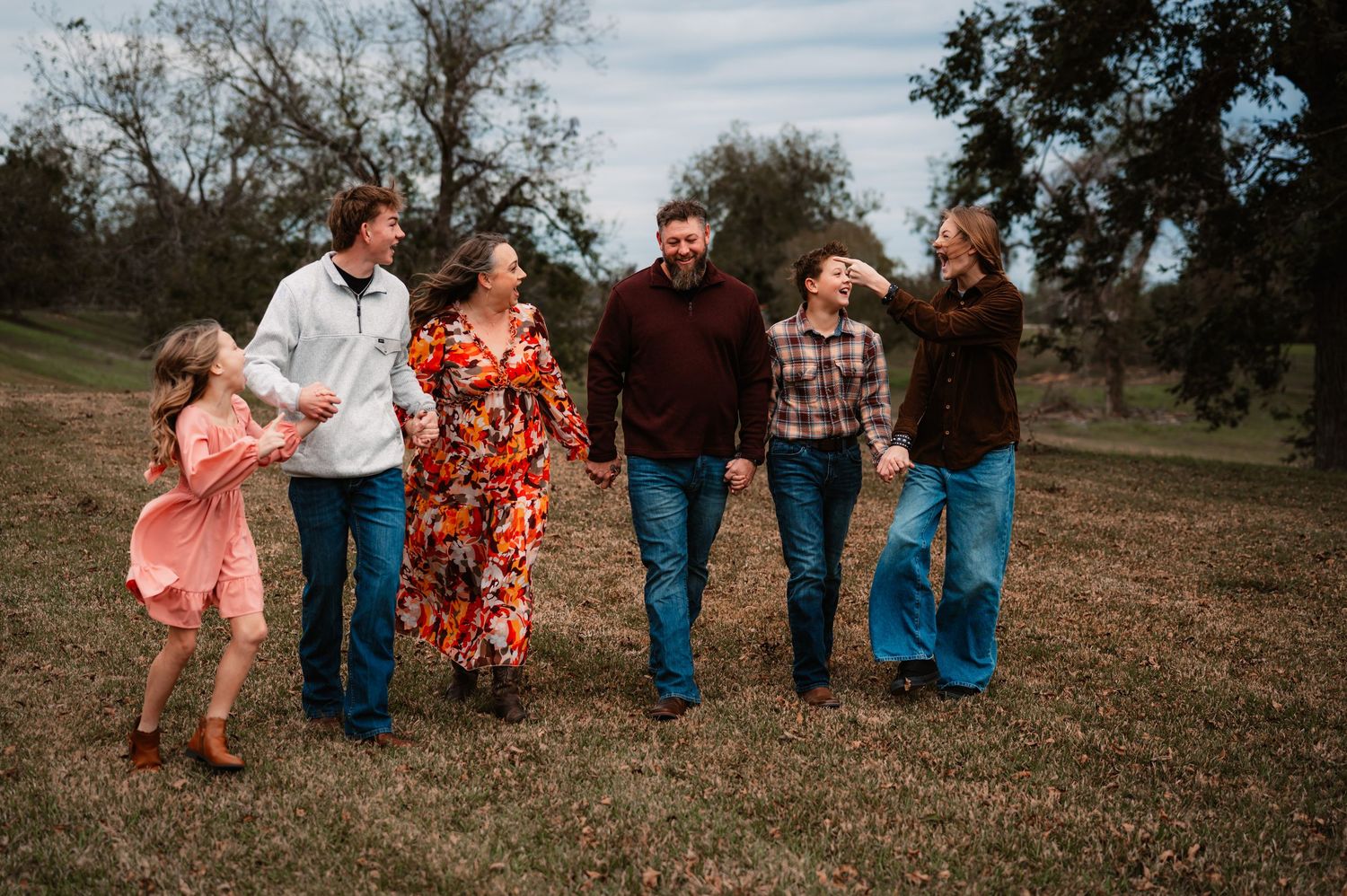 Candid family photography outdoors in Houston | Katy TX