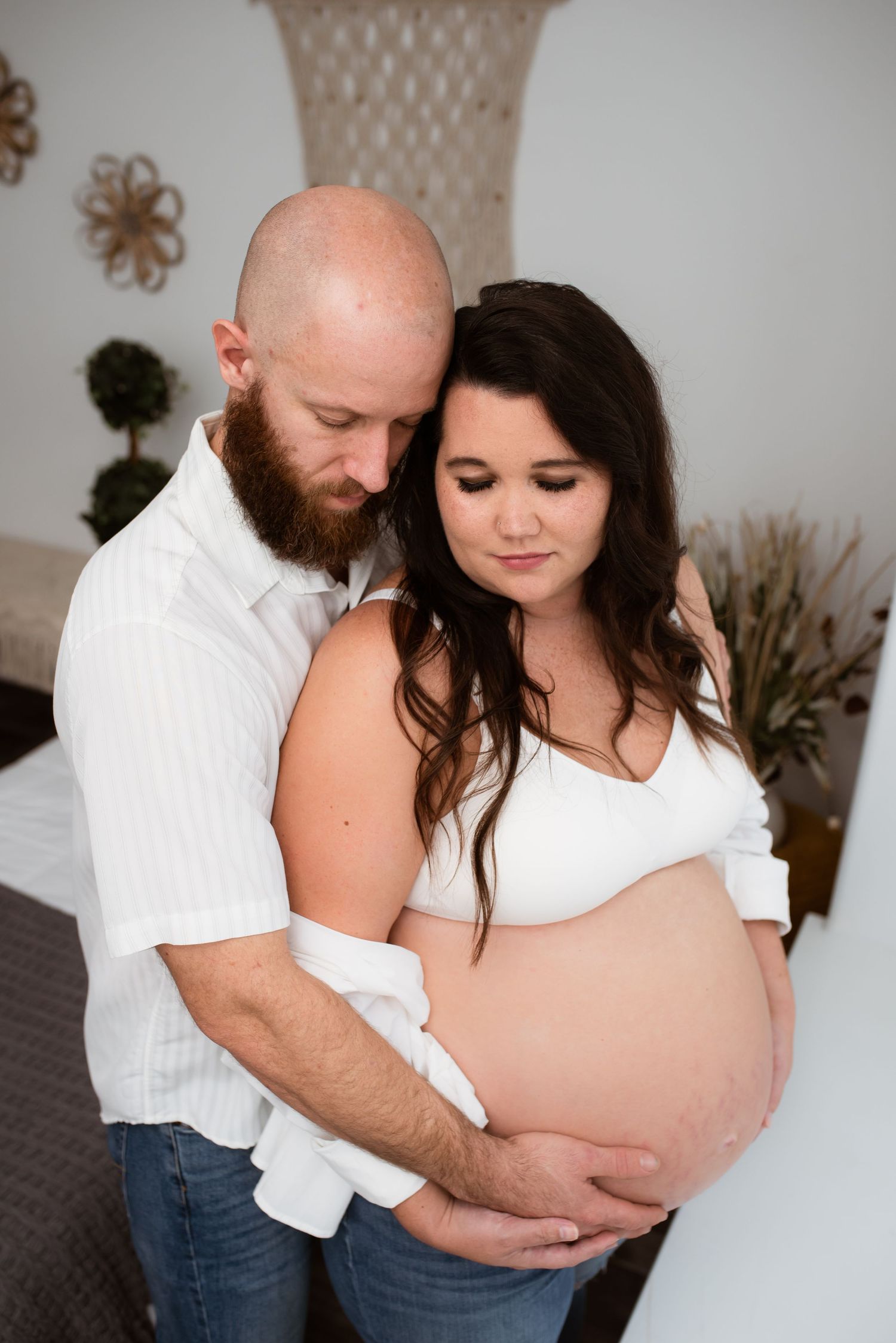 Couple studio maternity photography in Houston | Katy Tx