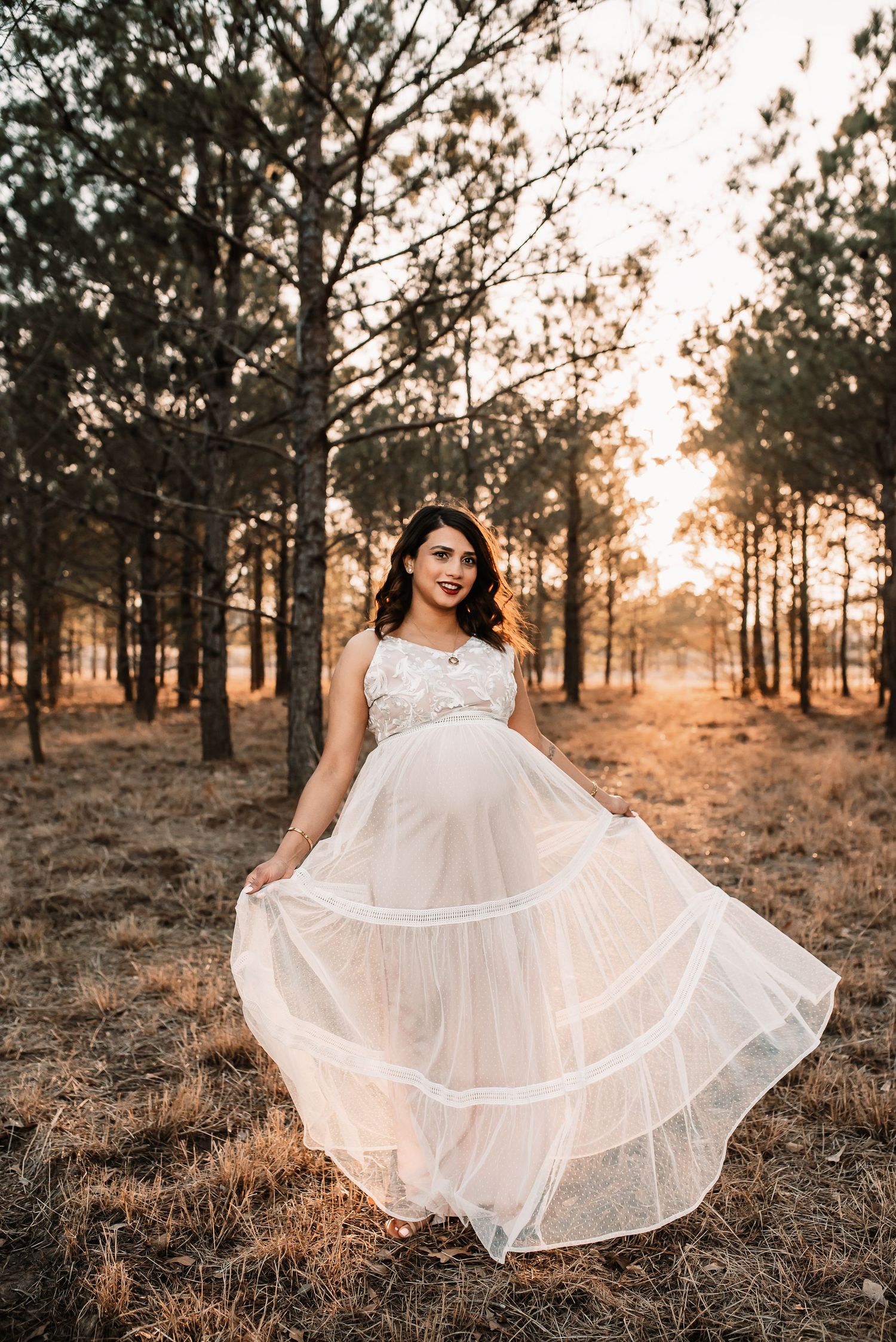 Sunset maternity photography in Houston | Katy Tx