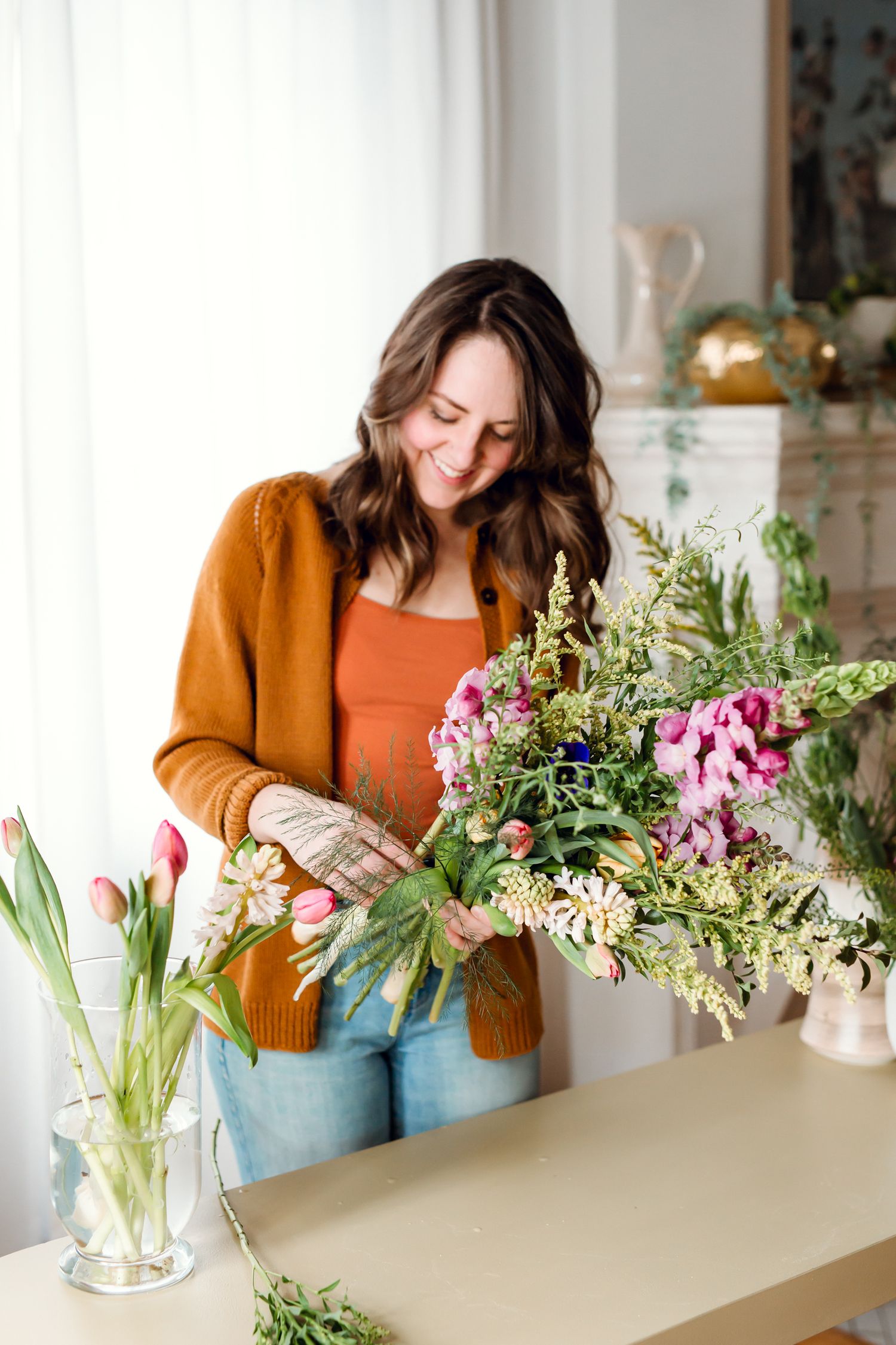 Grimsby Portrait Photographer. Branding session with floral designer