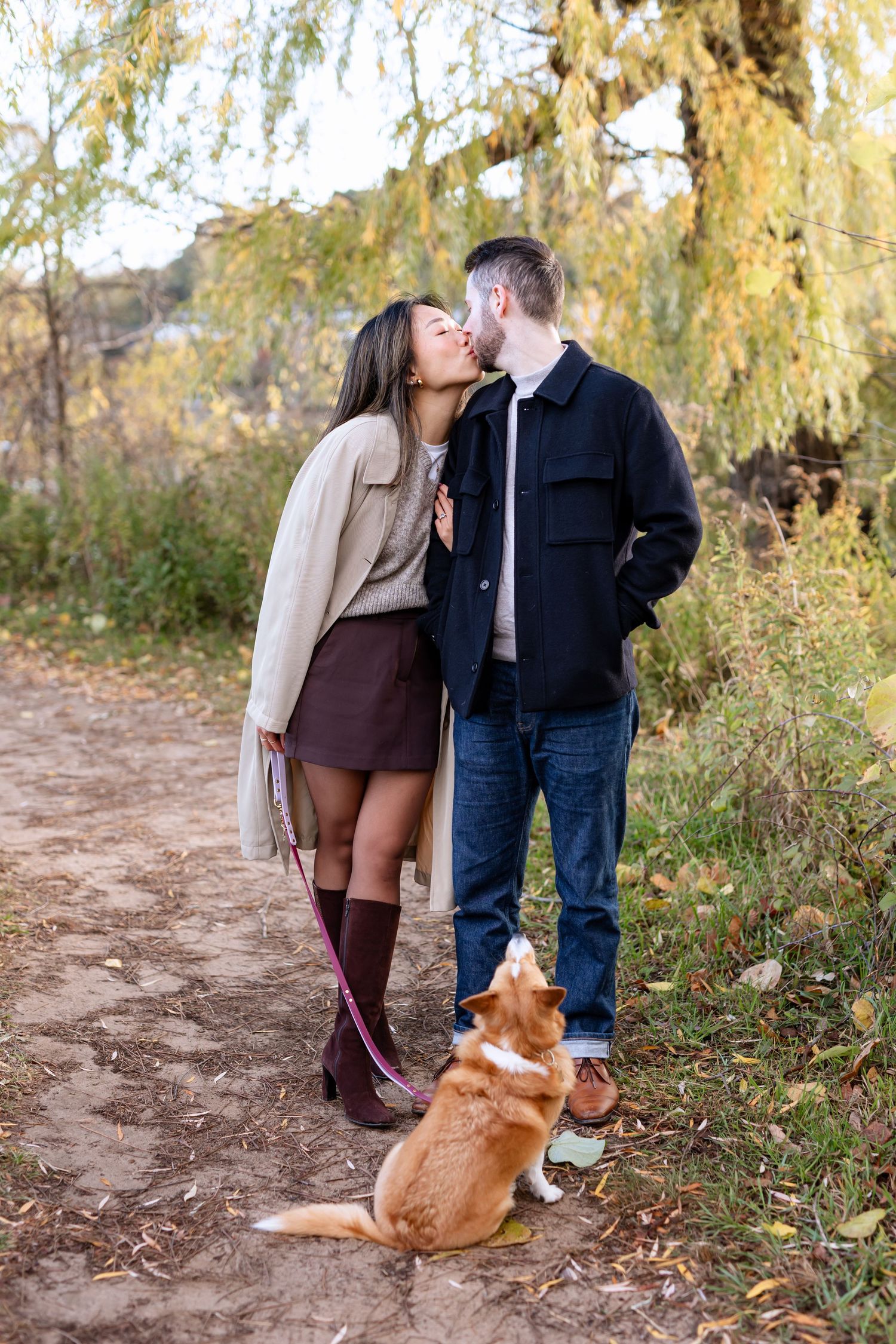 Niagara Photographer. Couple's engagement session in Hamilton at Princess point.