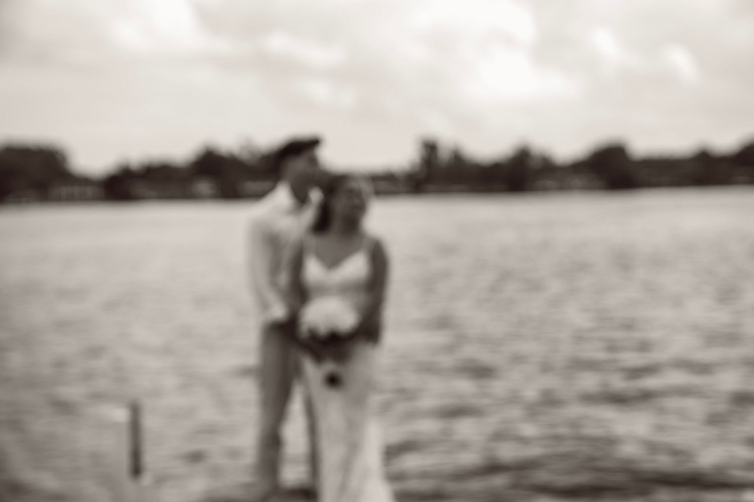Vintage film photographs showing a series of moments from a day of fishing and boating out on the water.