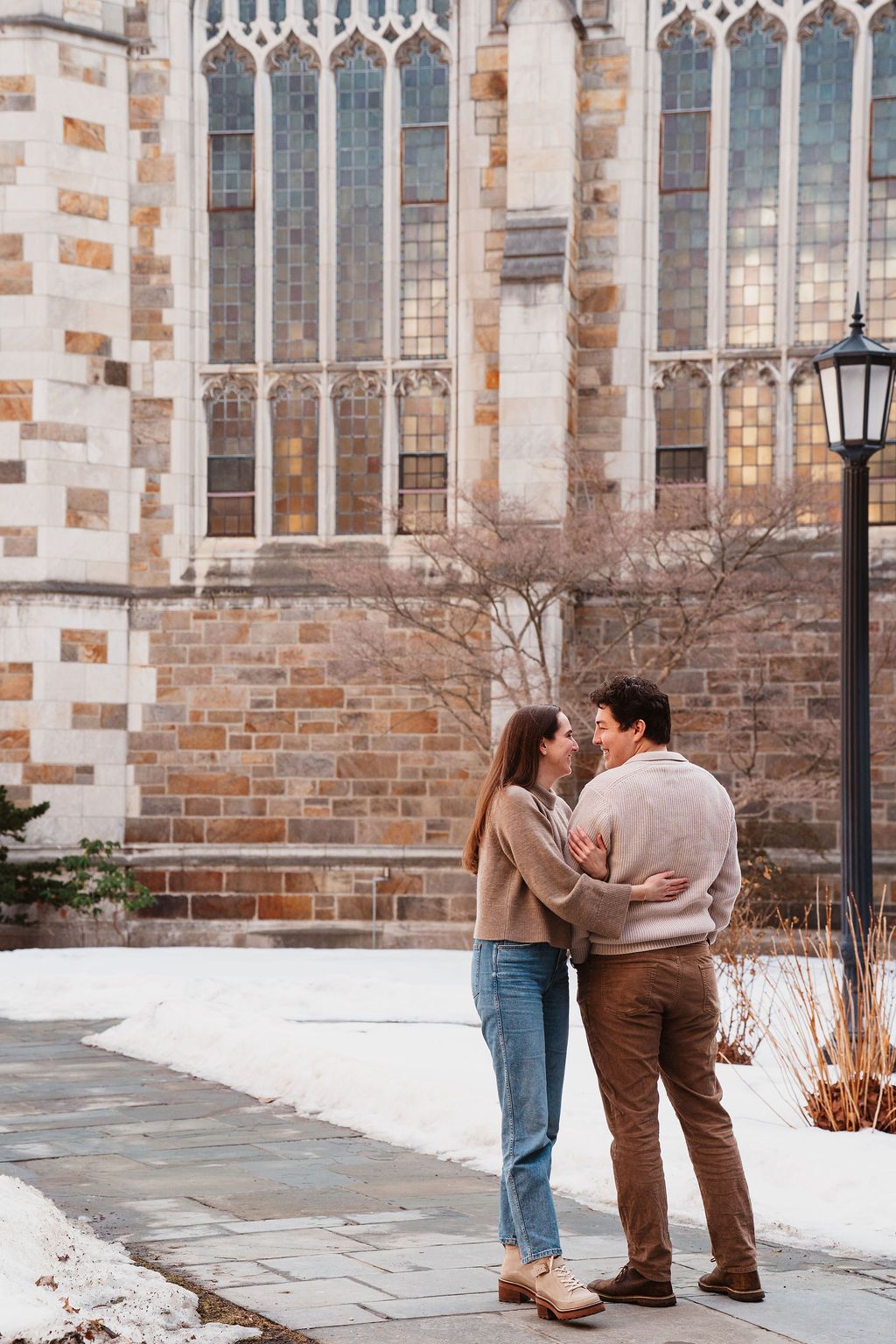 Law Quad Couples Photos, Valentines Mini sessions, Ann Arbor, Michigan. Editorial style engagement photos