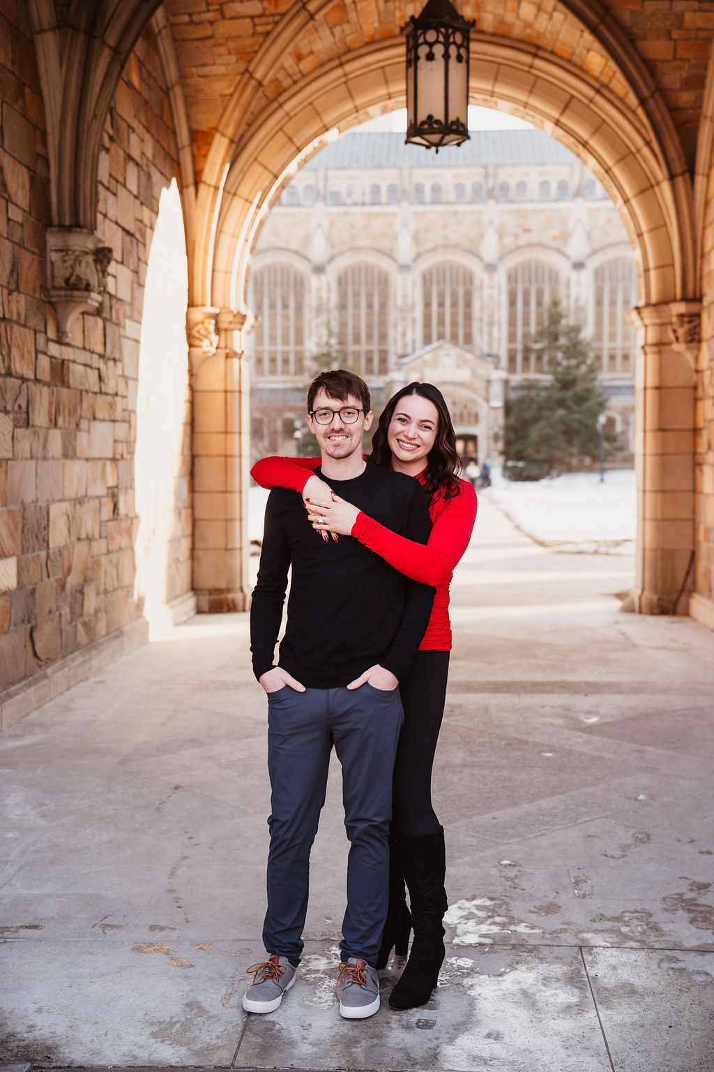 Law Quad Couples Photos, Valentines Mini sessions, Ann Arbor, Michigan. Editorial style engagement photos