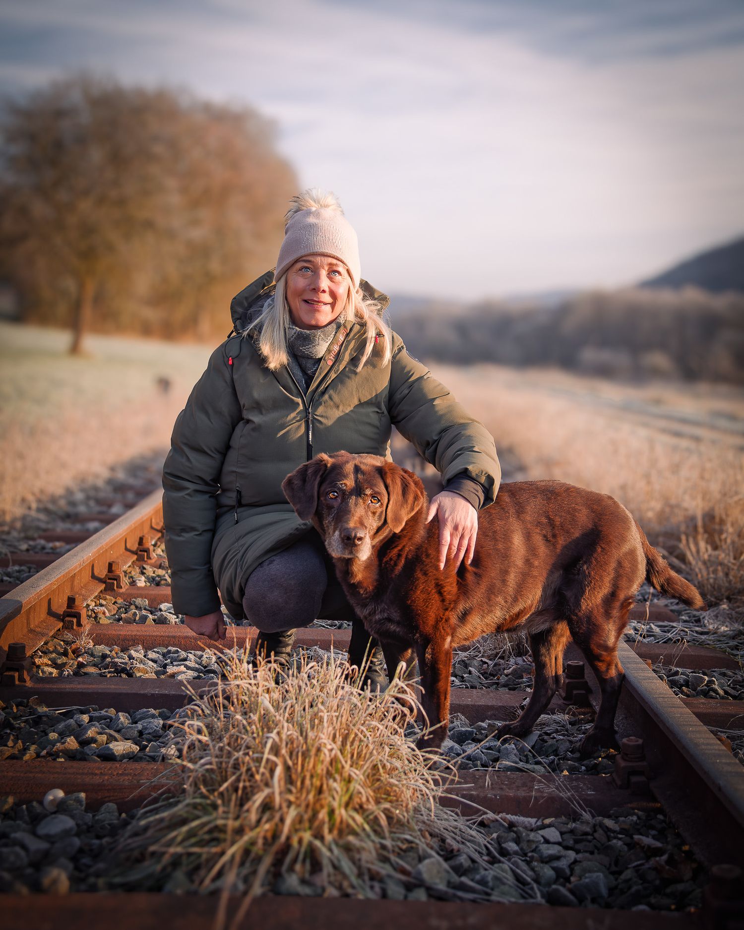 Fotoshooting an den Bahngleisen in Gasseldorf