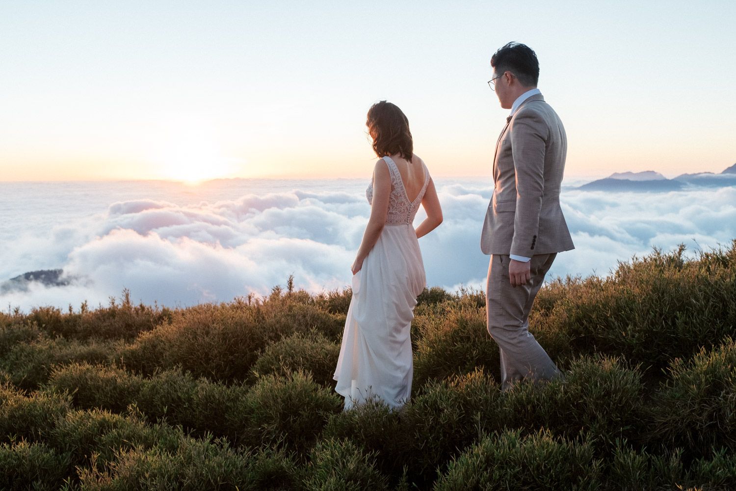 冬季雲海 合歡山 婚紗 台灣百岳