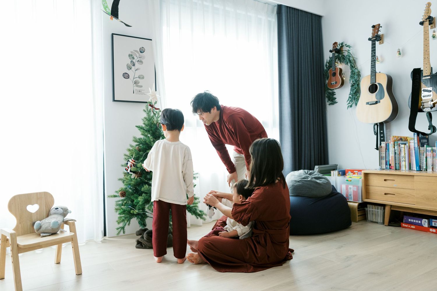 搬家前的最後一個聖誕節 封存那份帶不走的眷戀 全家福 居家寫真 自宅拍攝