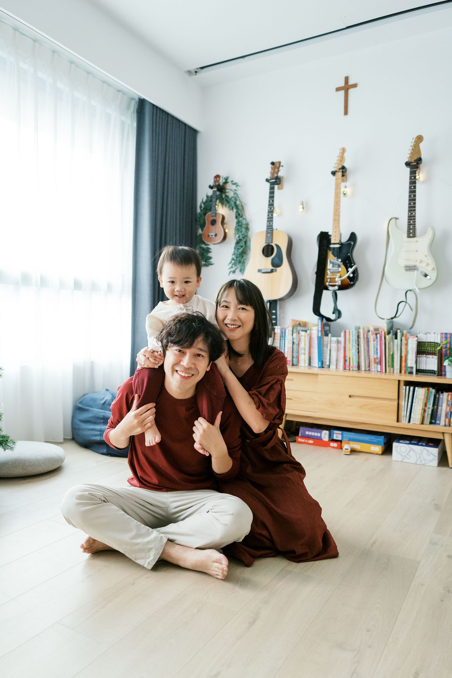 全家福 居家寫真 自宅拍攝 竹北全家福 新竹 自然光攝影