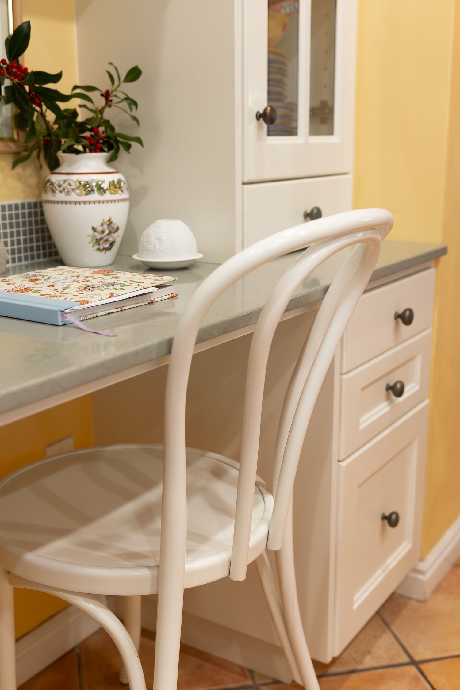 Photo of a desk and chair