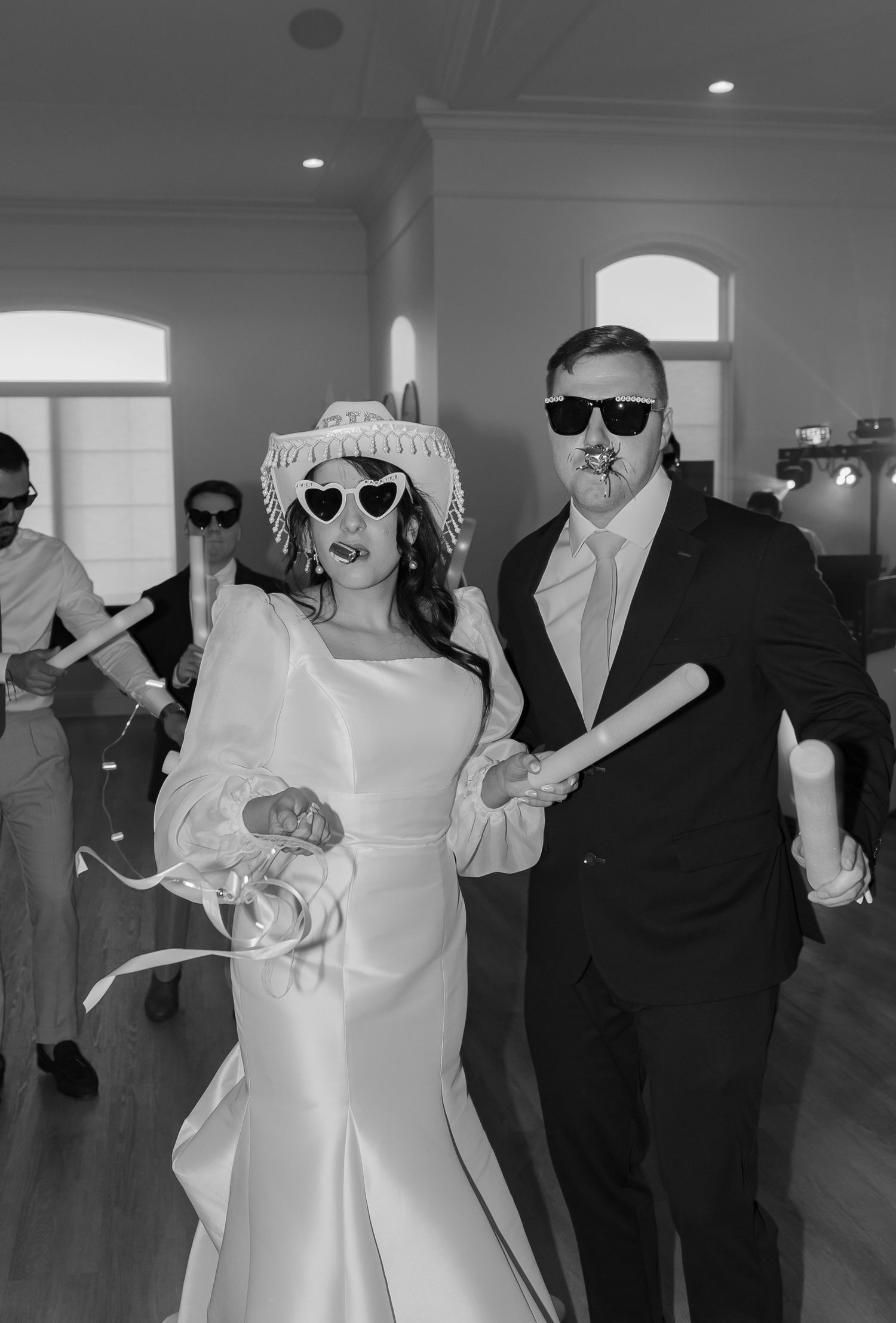 A bride and groom dancing at Magnolia Event Center in South Jordan, Utah.
