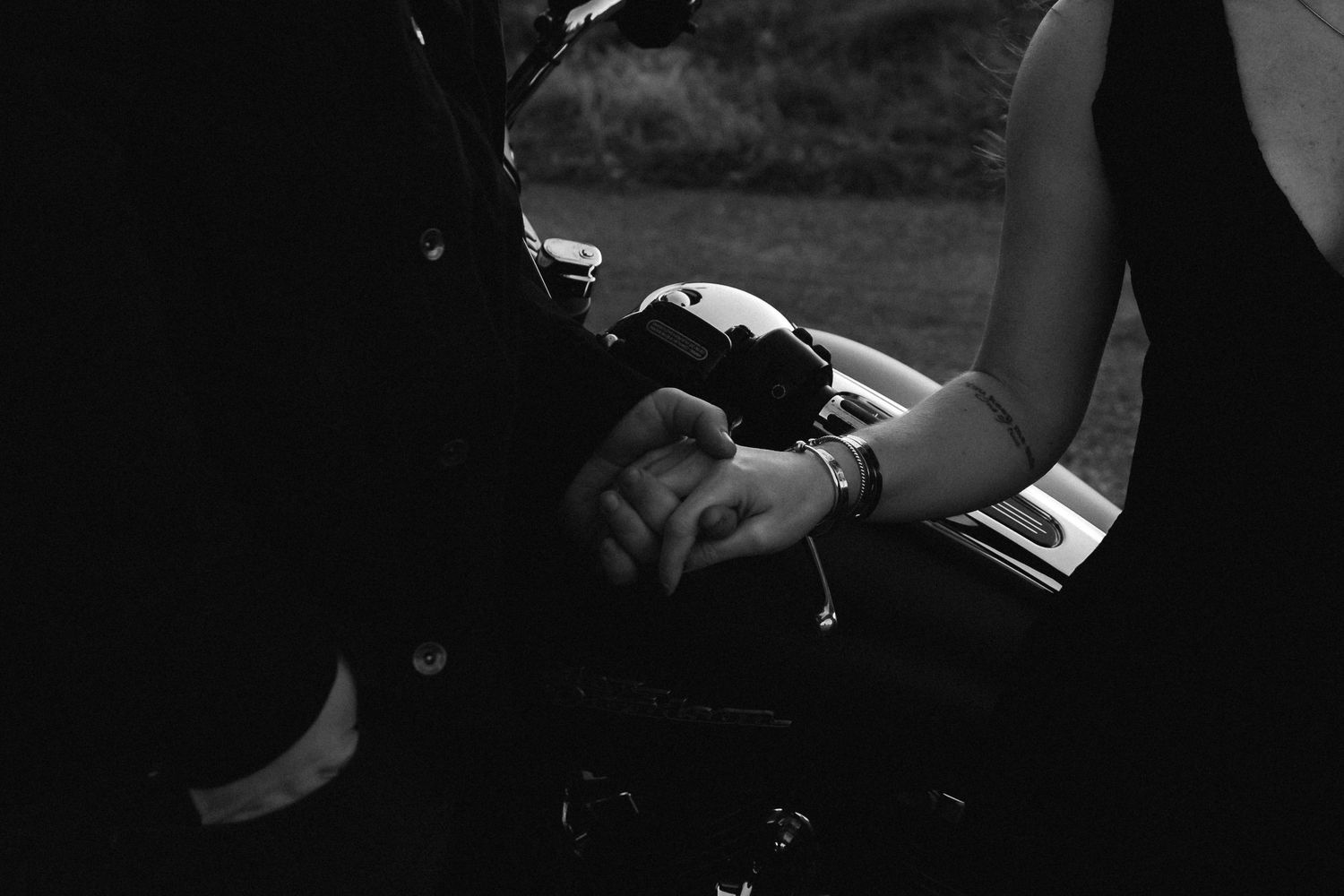 Black and white couple photo NH
