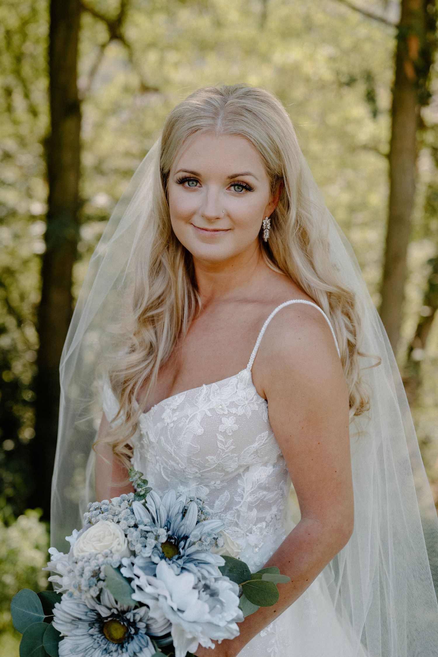 Blond bride beautiful Portraits