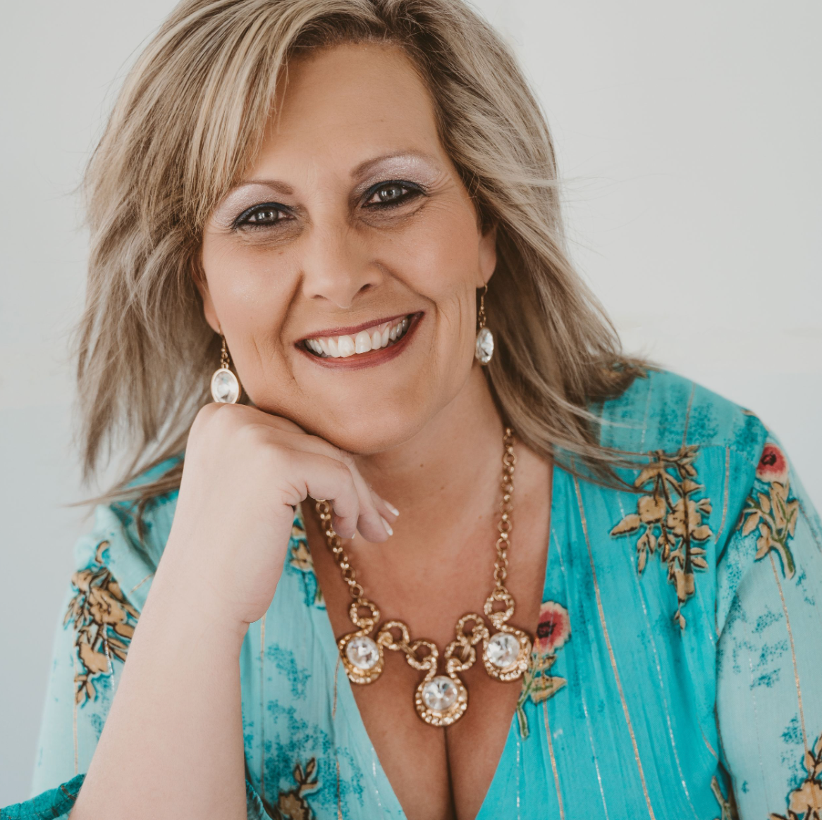 woman beautifully smiling in confidence boosting portrait.