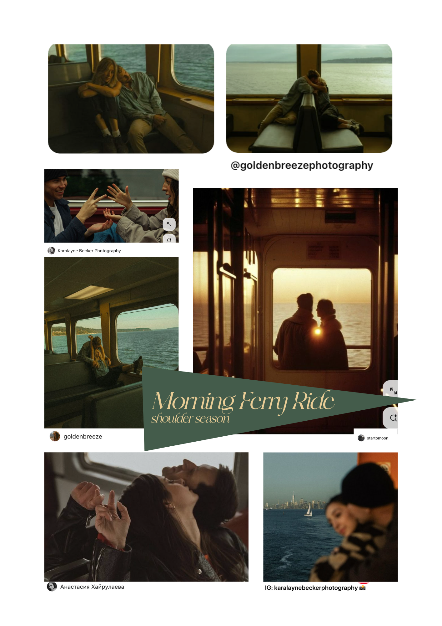 Cinematic couple session on ferry at sunrise with cozy, romantic vibes and moody storytelling.