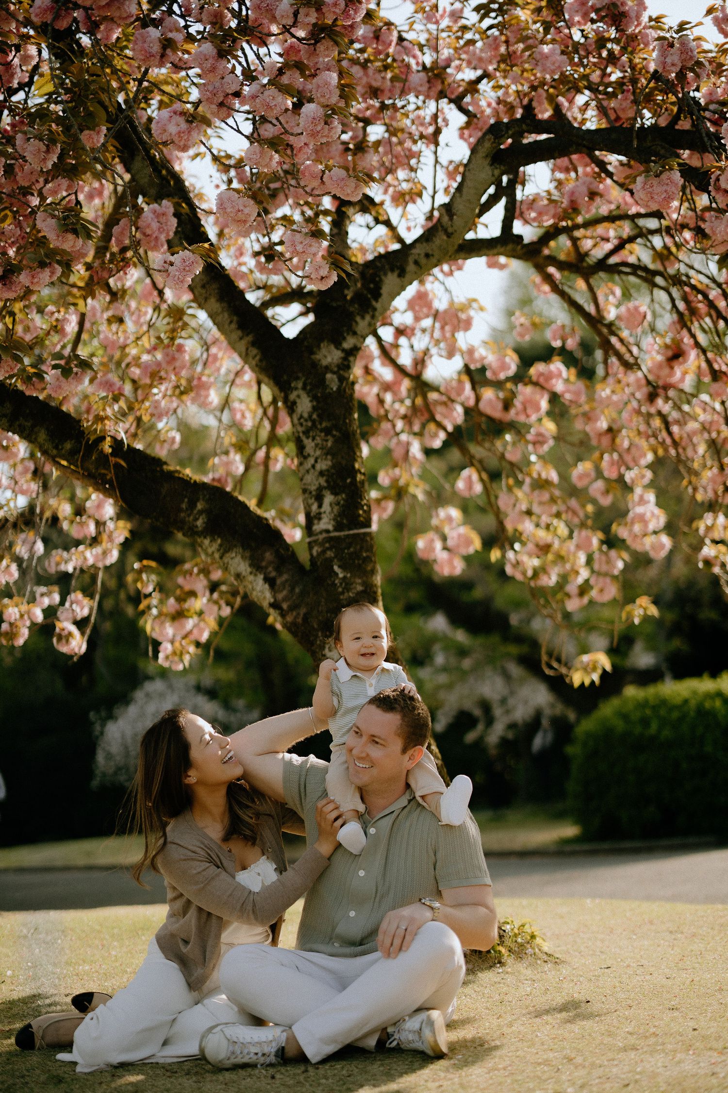 Family photography at Shinjuku Gyoen Tokyo Japan