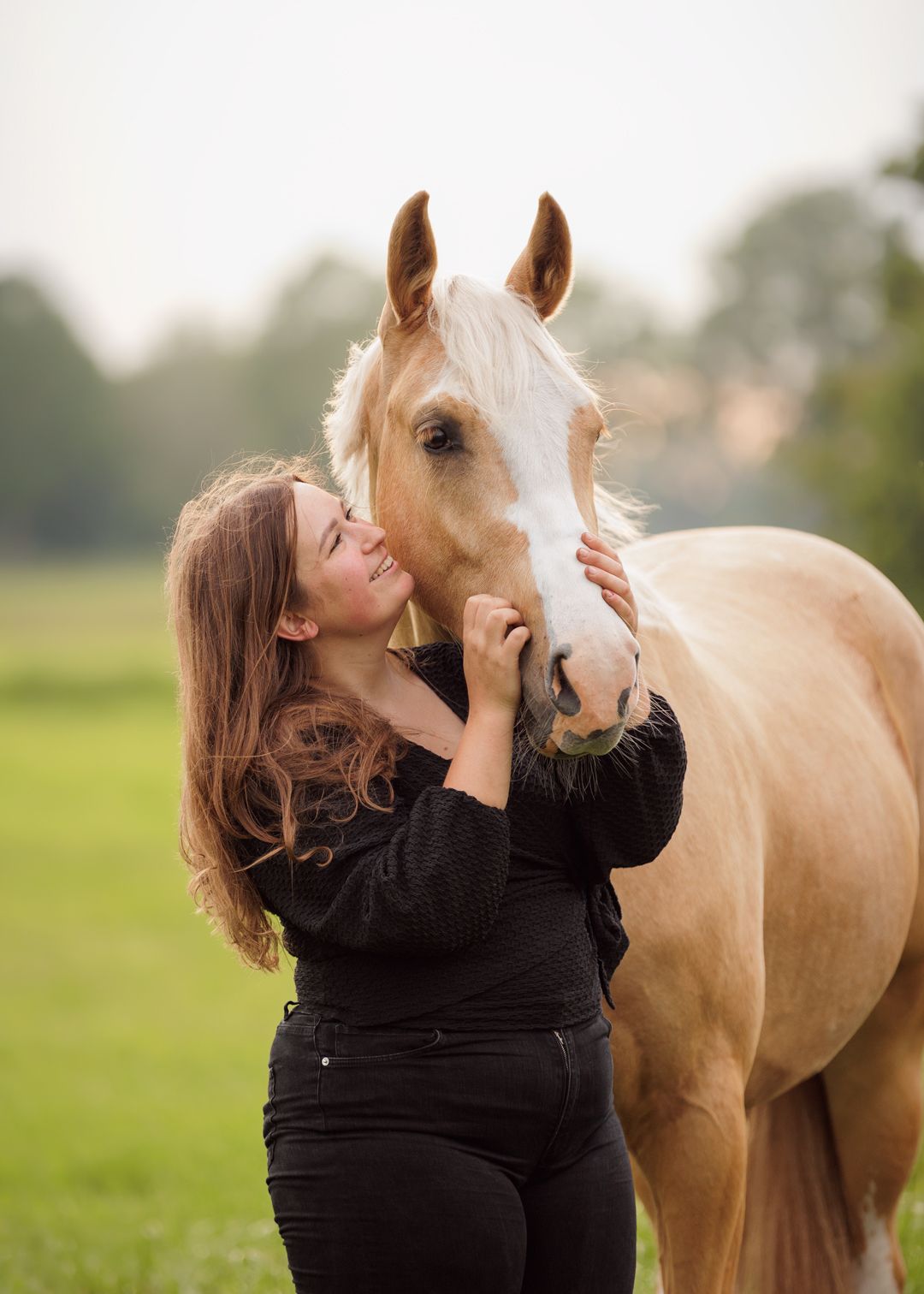 Paardenfotografie met natuurlijk licht in Twente