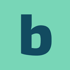 Dark blue capital letters spelling 'BLOG' on a mint green background.