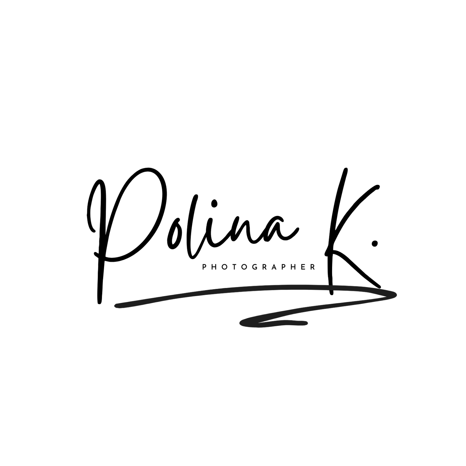 Polina K. valokuvaajan logo