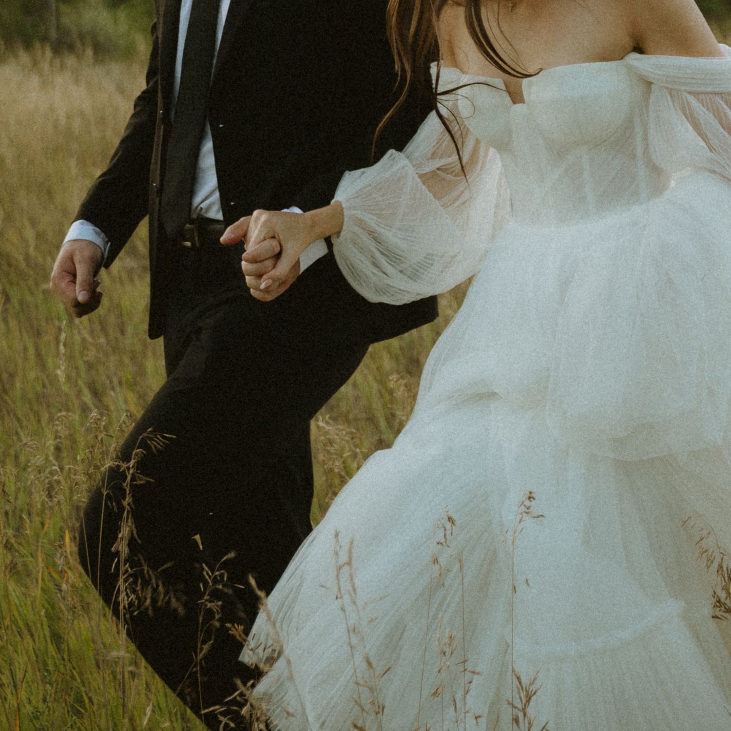 Candid and timeless wedding photo of a couple at Grand Teton National Park in Jackson Hole, Wyoming.
