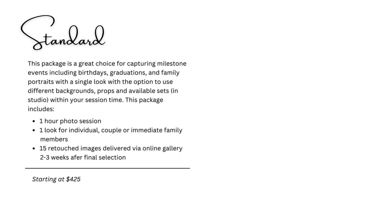 A blank document template shows pricing tiers and package details with text sections and bullet points.