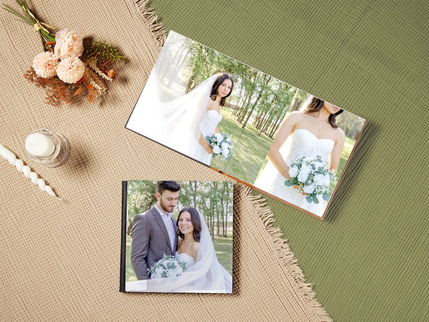 Fine art wedding albums with luxury finishes, designed to become a family treasure passed down through generations.