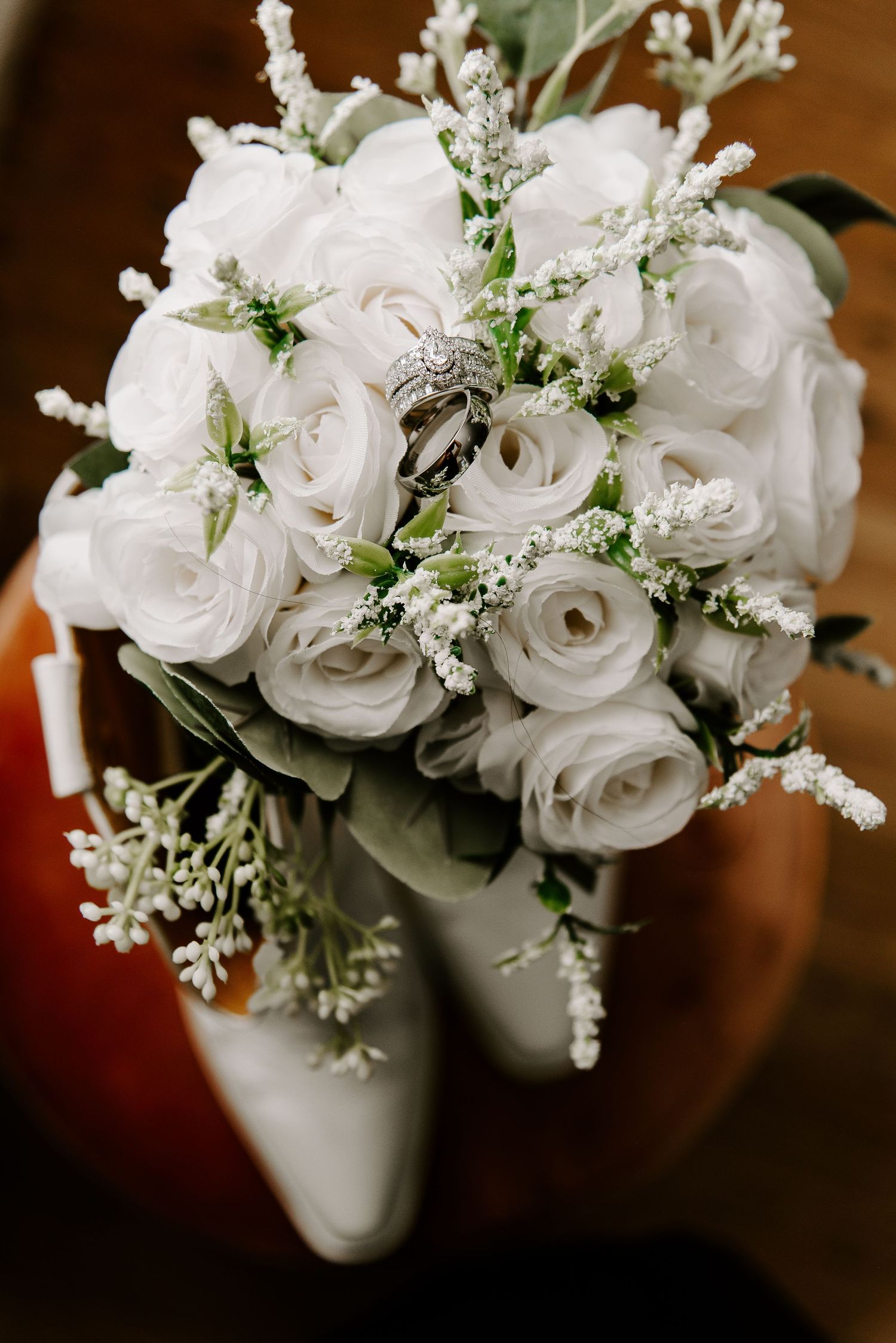 Bridal details at Geneva NY air bib
