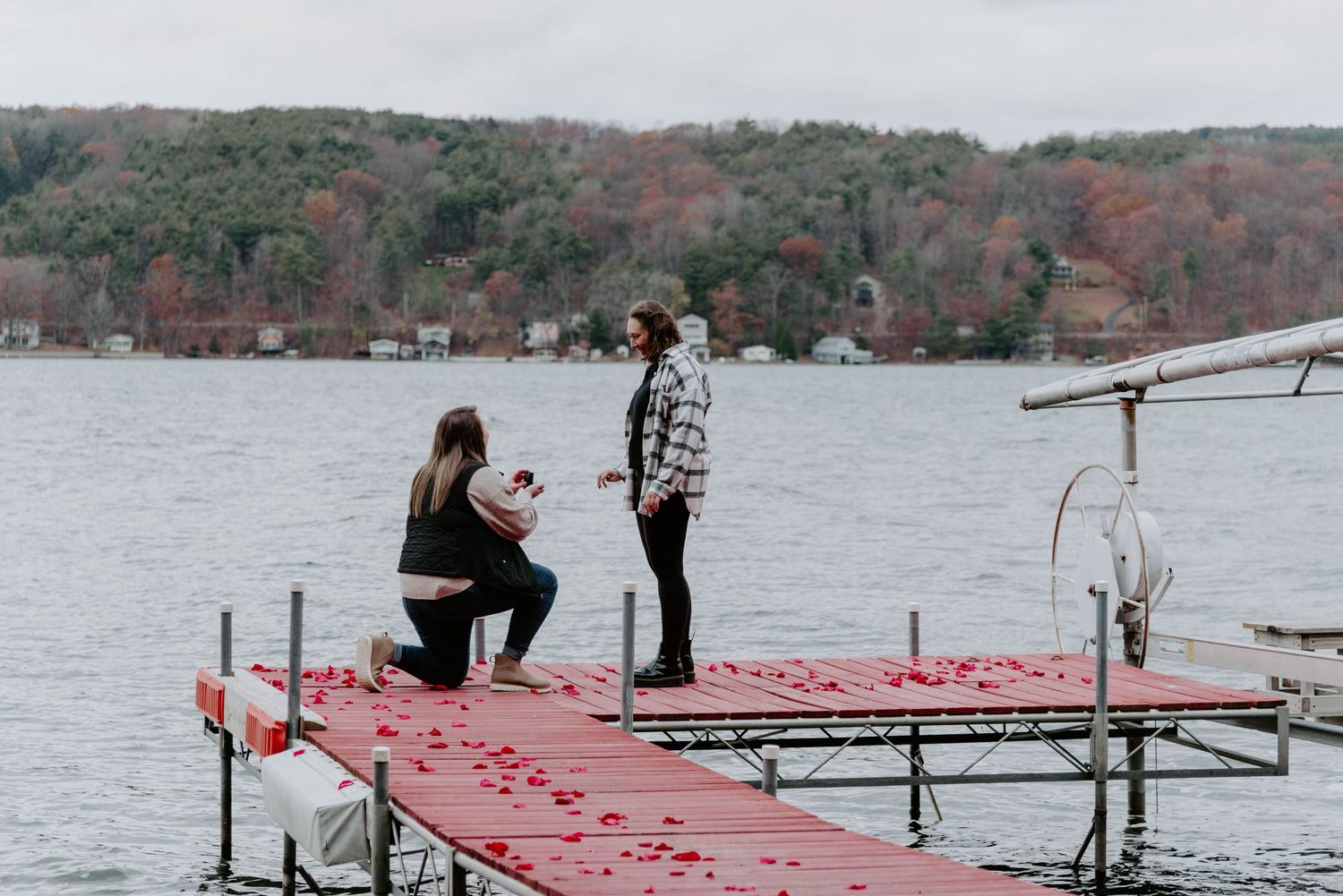 Yates county NY
Keuka Lake
Finger Lakes couple surprise engagement proposal 
LGTBQ+ ally