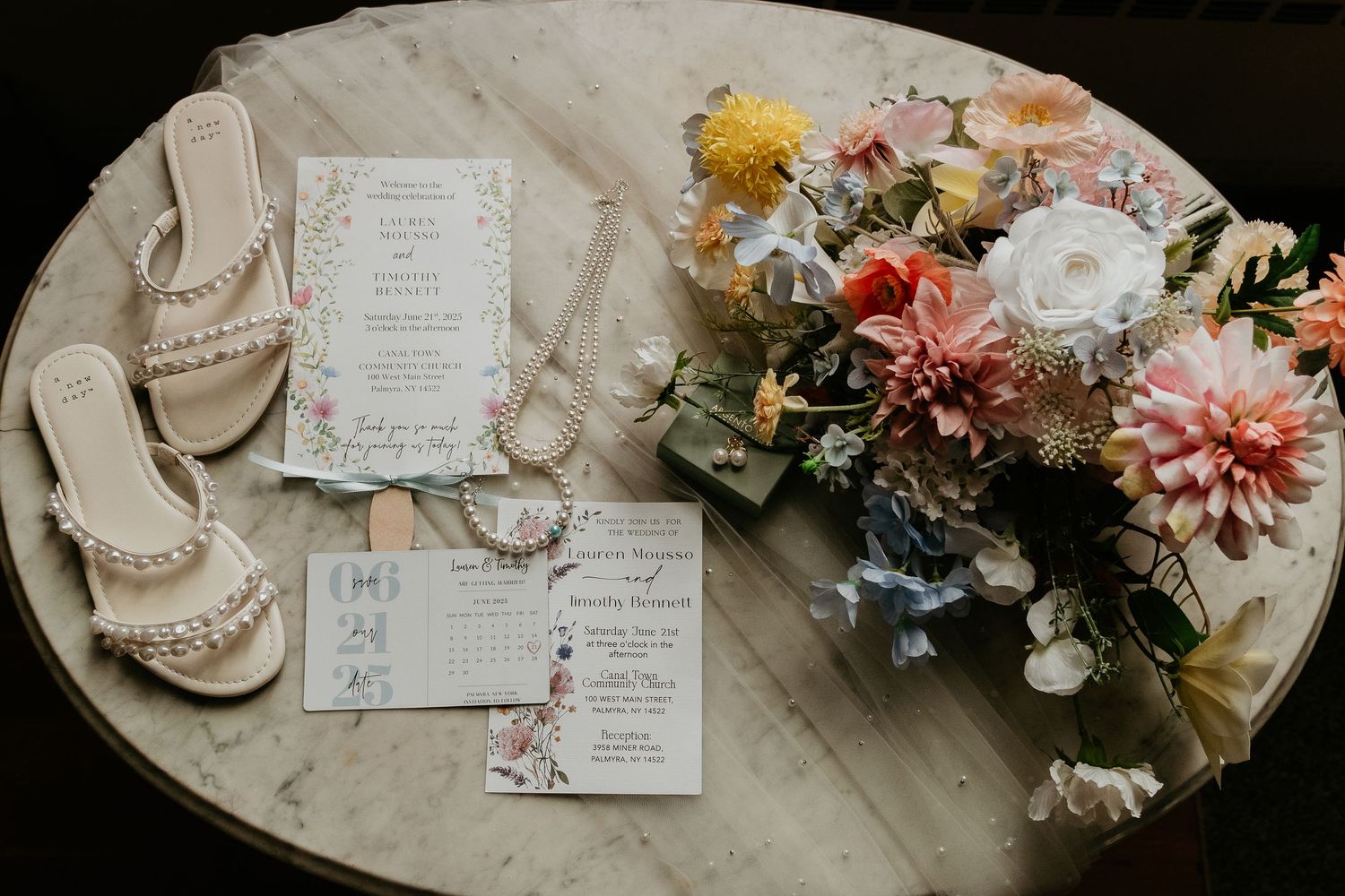 Bridal Details for Finger Lakes Bride
Palmyra NY wedding venue
Canal Town Community Church
Wayne County NY wedding venue