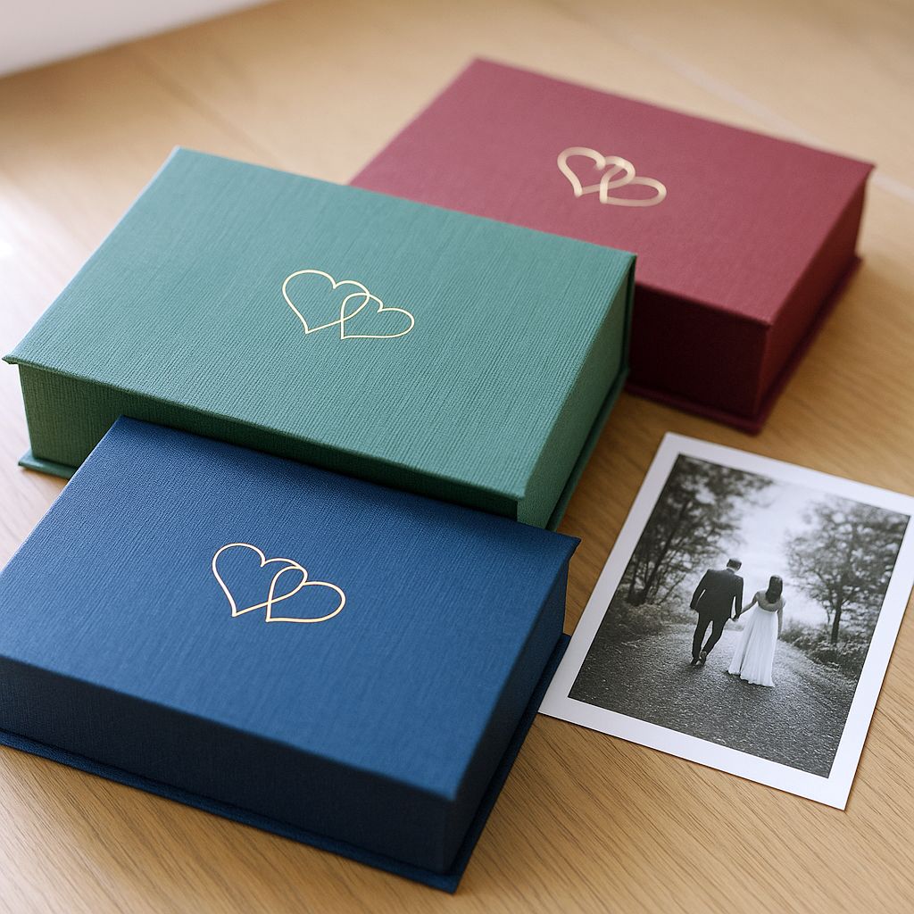 Servizio di stampa immediata delle fotografie per gli invitati, consegnate anche agli sposi in un cofanetto il giorno del matrimonio.
